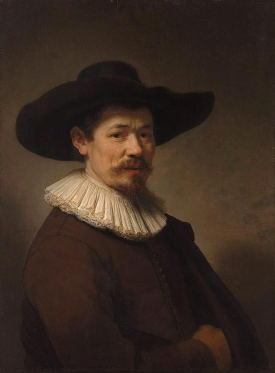 REMBRANDT Harmenszoon van Rijn Portrait of Herman Doomer (mk33) oil painting image